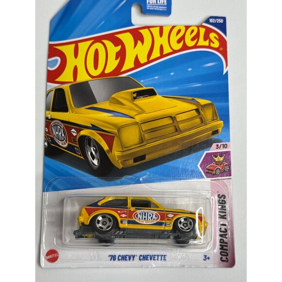 Hot Wheels 76 Chevy Chevette Compact Kings 2024 Mainline NOC Diecast Car - Picture 3 of 6
